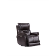 Pemberly Row Coffee Cordless Power Swivel Glider Recliner 2Pack