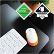 Pemberly Row Pack of 2 Clear Polycarbonate Desk Pads - 19