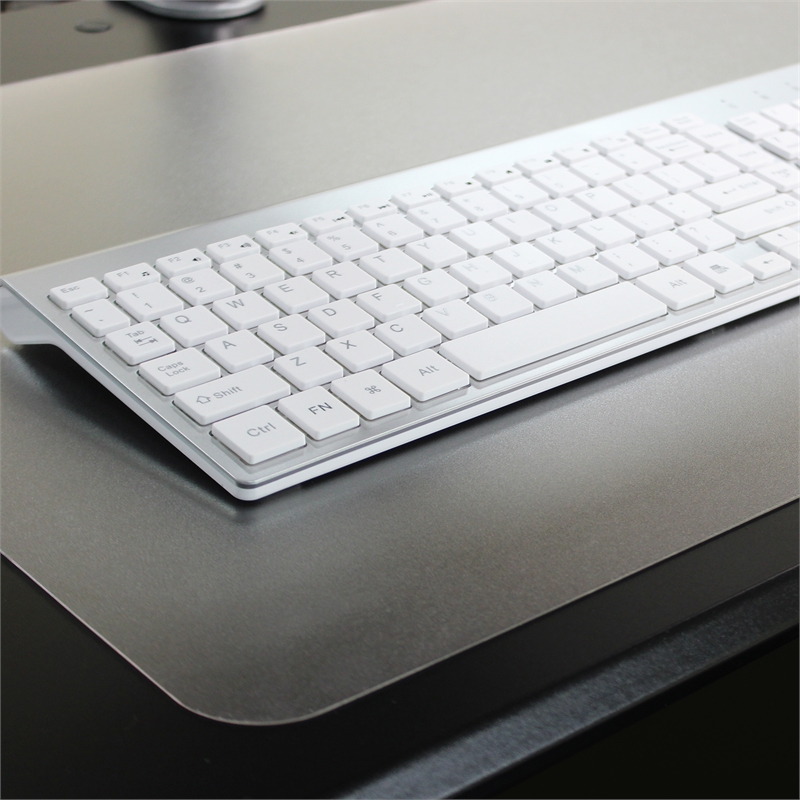Pemberly Row Pack of 2 Clear Polycarbonate Desk Pads - 19