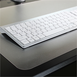 Pemberly Row Pack of 2 Clear Polycarbonate Desk Pads - 19&quot x 24&quot