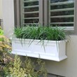 Pemberly Row 3ft Traditional Plastic Window Box in White Finish