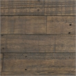 Pemberly Row Transitional Reclaimed Pine Bench in Weathered Brown