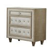 Pemberly Row 4-piece California King Upholstered Velvet Bedroom Set Ivory