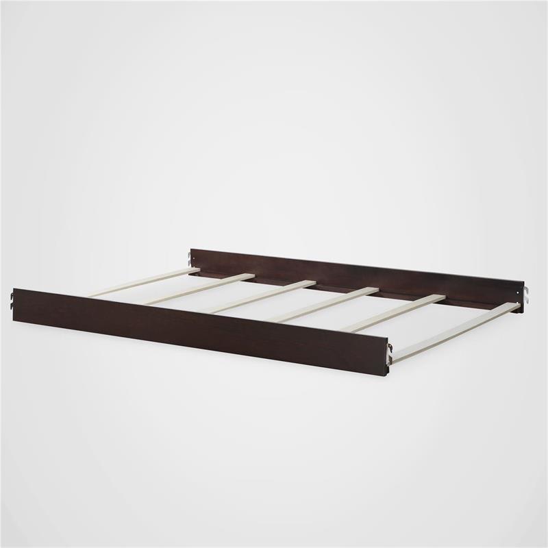 Pemberly Row Transitional Wood Full-Size Bed Rails in Espresso