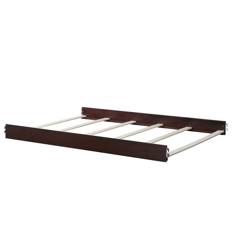 Pemberly Row Transitional Wood Full-Size Bed Rails in Espresso