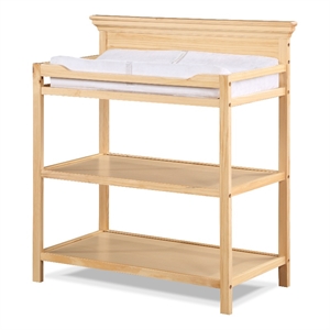 Pemberly Row Universal Traditional Wood Changing Table in Natural
