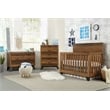 Pemberly Row Urban Rustic Transitional Wood Changing Tray in Brushed Wheat