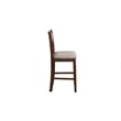 Pemberly Row Transitional Solid Wood Counter Chair in Cherry (Set of 6)