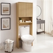 Pemberly Row Over the Toilet Bathroom Storage Cabinet in Oak
