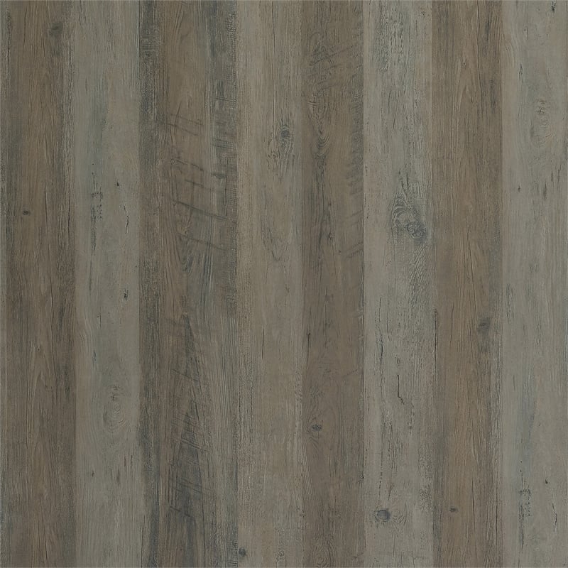 Pemberly Row 36-Inch Electric Fireplace with Mantel & Wood Finish - Wood Brown