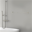 Pemberly Row Traditional Metal Towel Bar in Satin Nickel 30-in.
