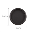 Pemberly Row Closet & Door Steel Finger Pull in Matte Black 4-Pack