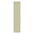 Pemberly Row Courtyard 6' Runner Ivory Green Fabric Area Rug