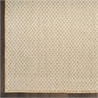 Pemberly Row Contemporary Courtyard 2' x 3' Natural Fabric Area Rug