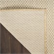 Pemberly Row Contemporary Courtyard 2' x 3' Natural Fabric Area Rug