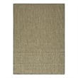 Pemberly Row Contemporary Courtyard 4' x 6' Green Fabric Area Rug
