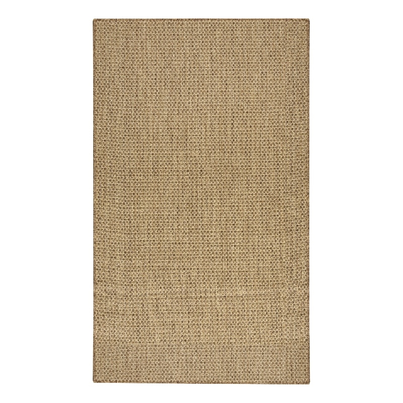 Pemberly Row Contemporary Courtyard 2' x 3' Jute Fabric Area Rug