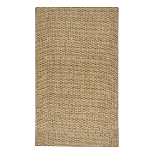 Pemberly Row Contemporary Courtyard 2' x 3' Jute Fabric Area Rug