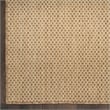 Pemberly Row Contemporary Courtyard 3' x 5' Jute Fabric Area Rug