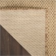Pemberly Row Contemporary Courtyard 3' x 5' Jute Fabric Area Rug