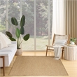 Pemberly Row Contemporary Courtyard 4' x 6' Jute Fabric Area Rug