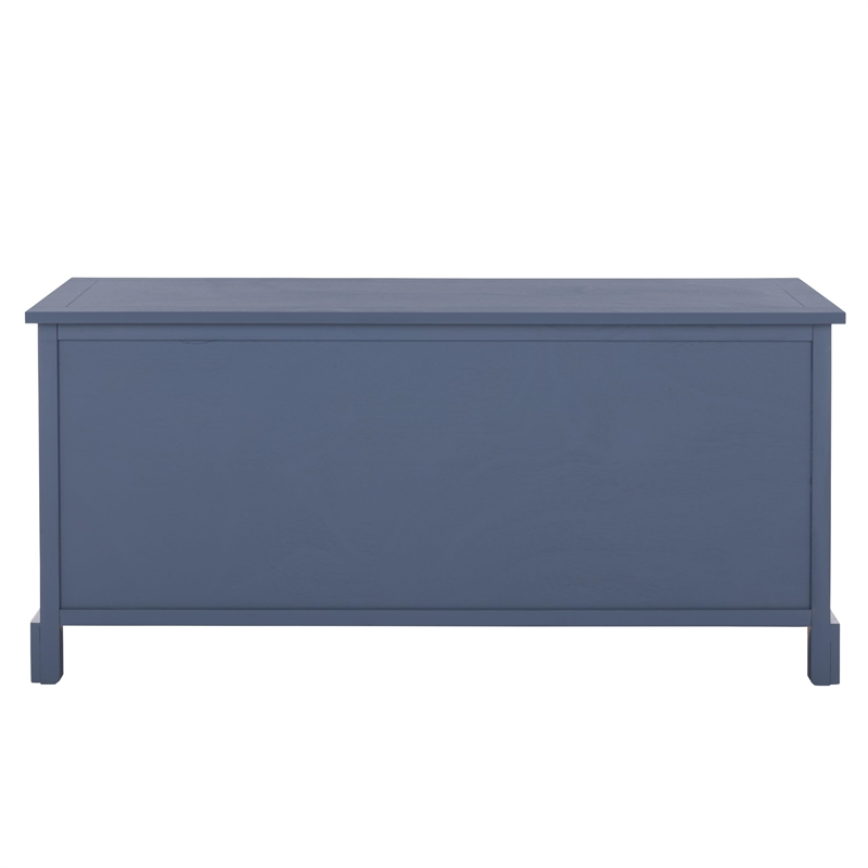 Pemberly Row Engineered Wood Contemporary 3 Drawer Storage Unit in Grey