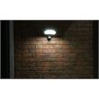Pemberly Row Motion Activated Outdoor LED Solar Security Floodlight in Black