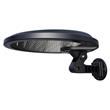 Pemberly Row Motion Activated Outdoor LED Solar Security Floodlight in Black