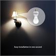 Pemberly Row 2-pack Invisible Motion Activated Retrofit White SMART Bulb Sockets
