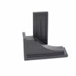 Pemberly Row Traditional Plastic Decorative Brackets in Black (Set of 2)