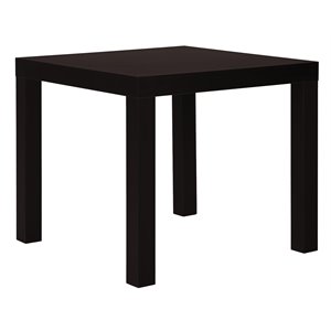 Pemberly Row Modern / Contemporary Wood End Table in Espresso