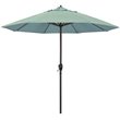 Pemberly Row Contemporary 9' Tilt Crank Lift Patio Umbrella in Spa