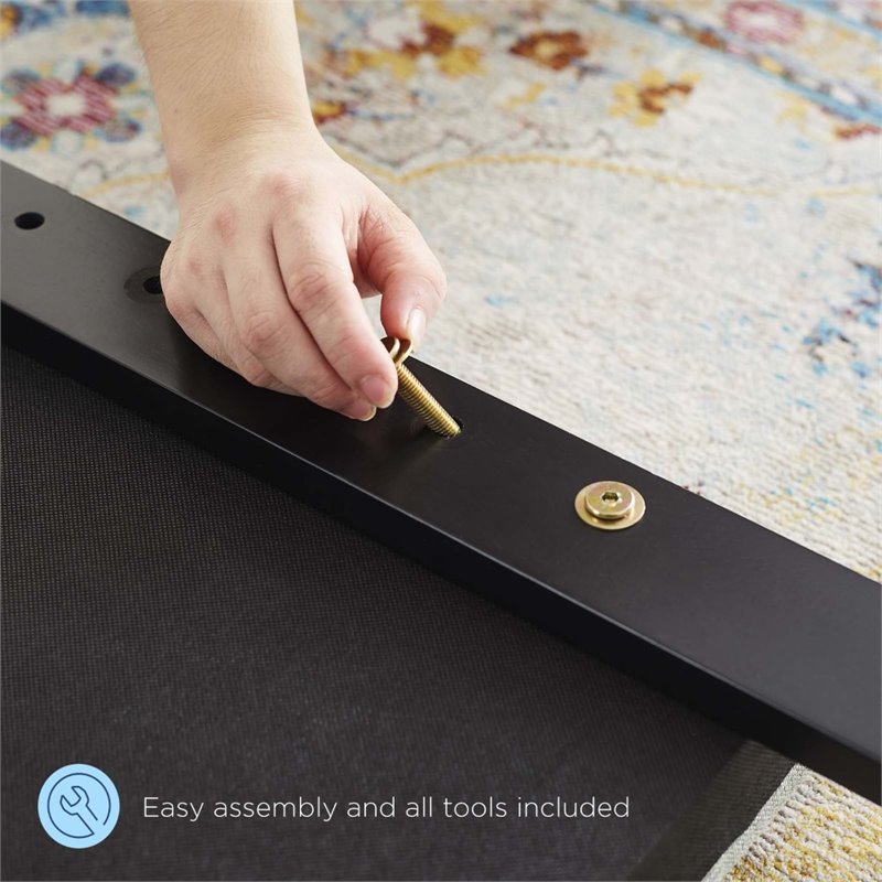 Pemberly Row Modern Performance Velvet Twin Headboard in White