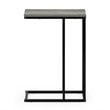 Pemberly Row Engineered Wood Living Sofa Side Table in French Oak Gray