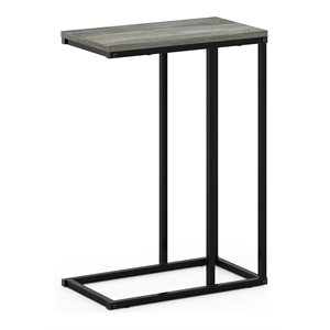 Pemberly Row Engineered Wood Living Sofa Side Table in French Oak Gray