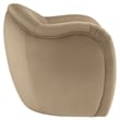 Pemberly Row Modern / Contemporary Wood Accent Chair in Taupe