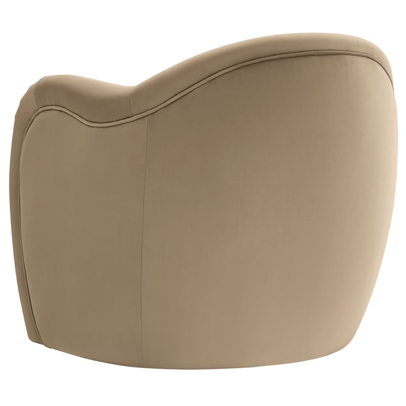 Pemberly Row Modern / Contemporary Wood Accent Chair in Taupe