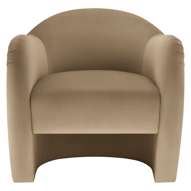 Pemberly Row Modern / Contemporary Wood Accent Chair in Taupe