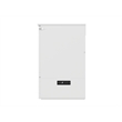 Pemberly Row Full Solid Wood Murphy Bed Chest with Built-In Charger in White