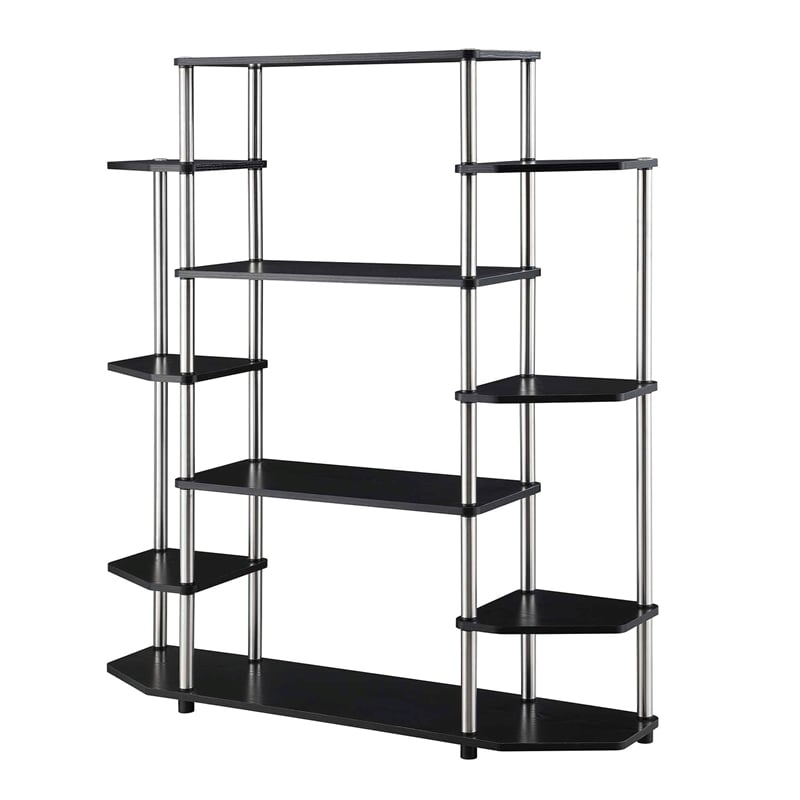 Pemberly Row No Tools Wall Unit Bookshelf 47.25
