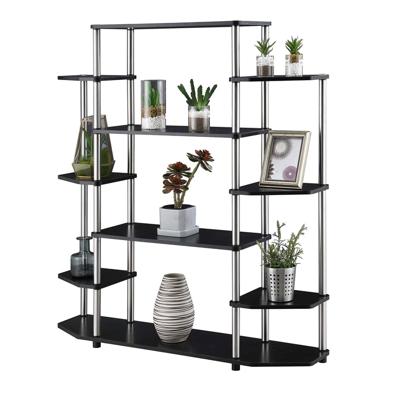 Pemberly Row No Tools Wall Unit Bookshelf 47.25