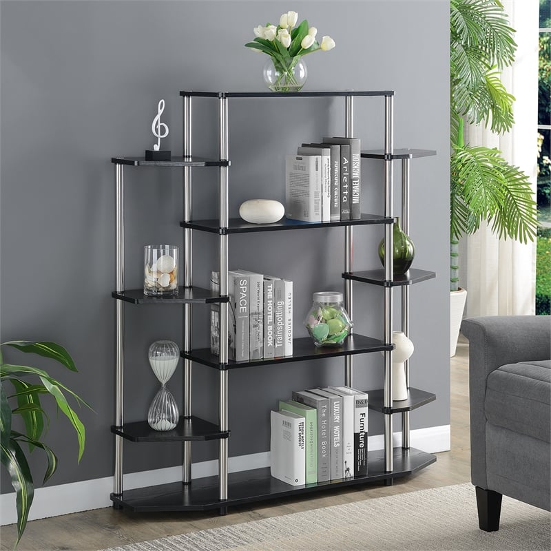 Pemberly Row No Tools Wall Unit Bookshelf 47.25