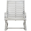 Pemberly Row Modern / Contemporary Patio Rocker in Gray Finish