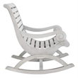 Pemberly Row Modern / Contemporary Patio Rocker in Gray Finish