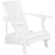 Pemberly Row Modern / Contemporary Acacia Chair in White Finish