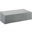 Pemberly Row Polyester Fabric Outdoor Loveseat and More Cover in Gray