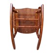 Pemberly Row Contemporary Solid Wood Rocking Chair in Soft Cherry