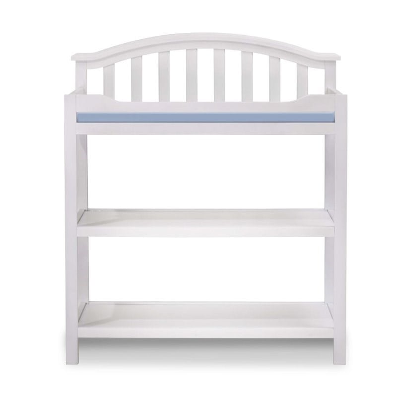 Pemberly Row Modern / Contemporary Dressing Table in White Finish
