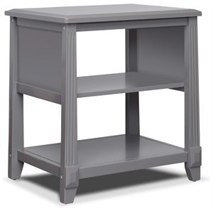 Pemberly Row Modern / Contemporary Nightstand in Gray Finish