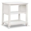 Pemberly Row Modern / Contemporary Nightstand in White Finish